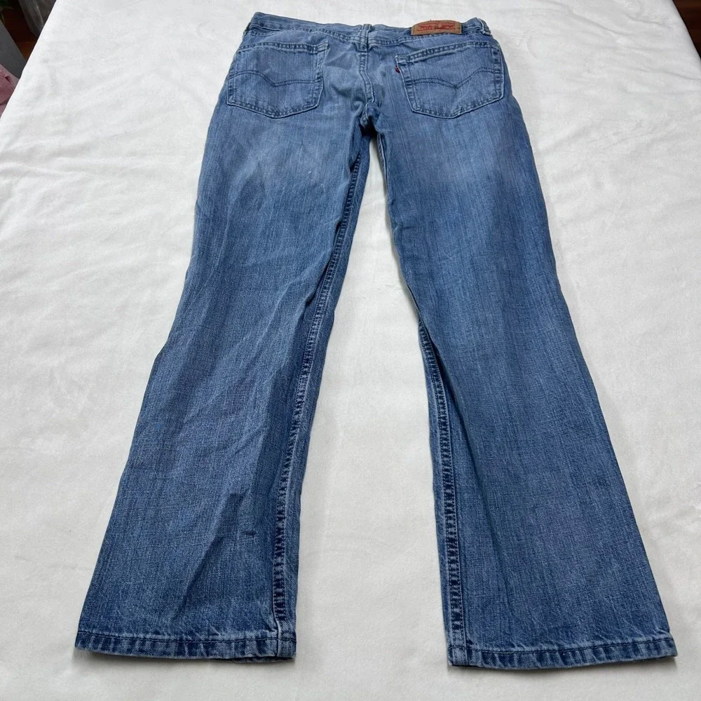 Levis 514 Straight Fit Mens Jeans Blue Denim 30x30 Cotton WaterLess Pant